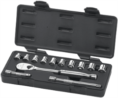 Gearwrench 80558 13 Pc. 6 Pt Socket Set-METRIC