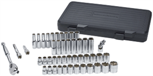 Gearwrench 80700 49 Pc. 6pt. Socket Set-SAE/METRIC