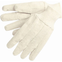 MCR Safety 8100W Clute Wing Thumb, Cotton Canvas Gloves,L,(Dz.)