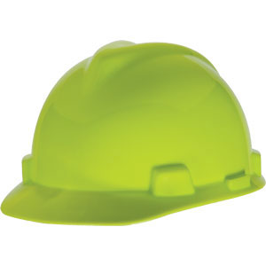 MSA 815558 V-Gard&reg; Standard Cap w/Staz-On, Lime Green