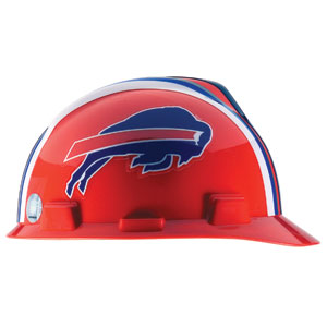 MSA 818387 V-Gard® Hard Hat w/1-Touch®, Buffalo Bills