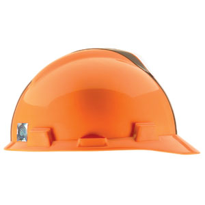 MSA 818391 V-Gard&reg; Hard Hat w/1-Touch&reg;, Cleveland Browns