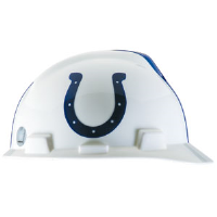 MSA 818396 V-Gard® Hard Hat w/1-Touch®, Indianapolis Colts