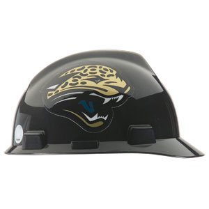 MSA 818397 V-Gard&reg; Hard Hat w/1-Touch&reg;, Jacksonville Jaguars