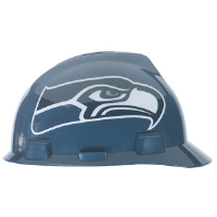 MSA 818410 V-Gard® Hard Hat w/1-Touch®, Seattle Seahawks