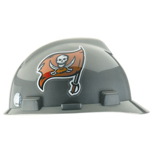 MSA 818412 V-Gard&reg; Hard Hat w/1-Touch&reg;, Tampa Bay Buccaneers