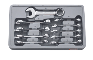 Gearwrench 81904 10 Pc. Stubby Combination Non-Ratcheting Wrench Set-METRIC Gearwrench 81904 10 Pc. Stubby Combination Non-Ratcheting Wrench Set-METRIC