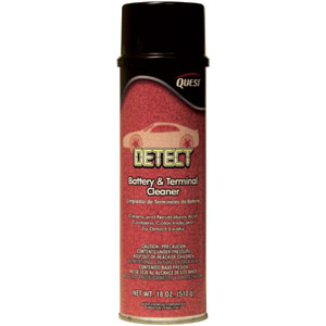 Quest Chemical 823 Detect Battery &amp; Terminal Cleaner, 20oz,12/Cs.