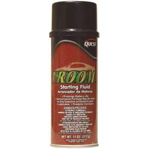 Quest Chemical 826 Vroom Starting Fluid, 16oz,12/Cs. Quest Chemical 826 Vroom Starting Fluid, 16oz,12/Cs.