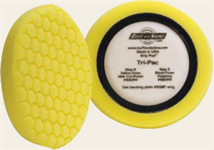 Buff and Shine 830RH 8&#34; Foam Light Cut/Polishing Grip Pad