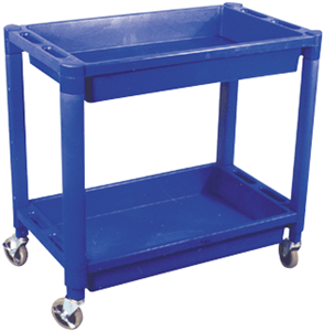 Astro Pneumatic 8330 2 Shelf Heavy Duty Plastic Utility Cart