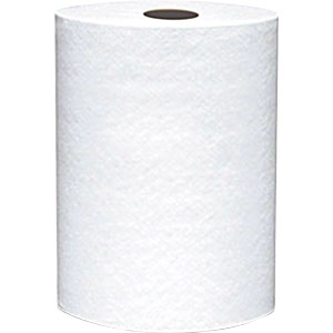 VonDrehle 835B Preserve Hardwound Towels, 2&#34; Core, White, 12 Rolls/350&#39; ea