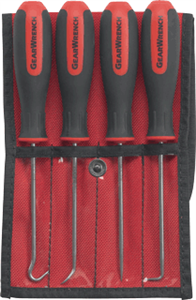 Gearwrench 84040 4 Pc. Mini Hook and Pick Set, 3-1/8" Gearwrench 84040 4 Pc. Mini Hook and Pick Set, 3-1/8"