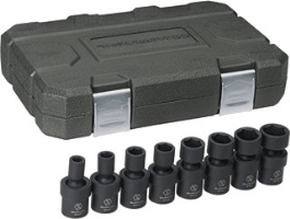 Gearwrench 84917 8 Pc. Universal Impact Socket Set SAE 3/8" Dr.