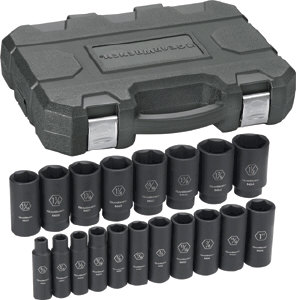 Gearwrench 84934 19Pc. 1/2&quot; Dr. Deep Impact Socket Set