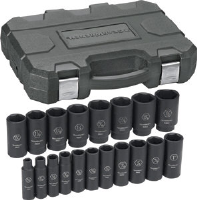 Gearwrench 84934 19Pc. 1/2" Dr. Deep Impact Socket Set