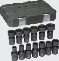 Gearwrench 84938 13 Pc. Universal Impact Socket Set SAE 1/2" Dr.