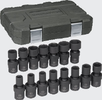 Gearwrench 84939 13 Pc. Universal Impact Socket Set Metric 1/2" Dr.