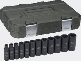 Gearwrench 84942 12 Pc. Impact Socket Set Deep SAE 1/2" Dr. Gearwrench 84942 12 Pc. Impact Socket Set Deep SAE 1/2" Dr.