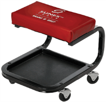 Sunex 8507 Padded Creeper Seat w/ Tray