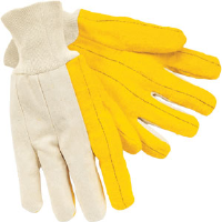 MCR Safety 8516 Canvas Back Chore Gloves,Knit Wrist,(Dz.)