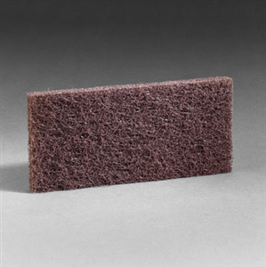 3M 8541 Doodlebug™ Brown Scrub 'n Strip Pads, 5/Box