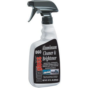 Duragloss 860 Aluminum Cleaner and Brightener, 32oz,6/Cs