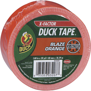 Duck Brand 868090 Duct Tape 1.88&#34; x 15 yd, Blaze Orange