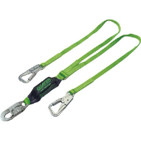 Sperian 8798B/6FTGN Miller BackBiter® Tie-Back Lanyard, 2-Leg