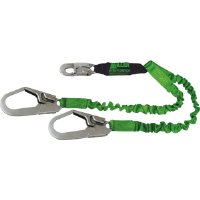 Sperian 8798RSS/6FTGN Miller StretchStop® Lanyards w/SofStop®,2Leg