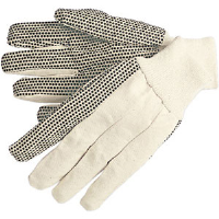 MCR Safety 8800 Dotted Cotton Canvas Gloves, Medium Weight,(Dz.)