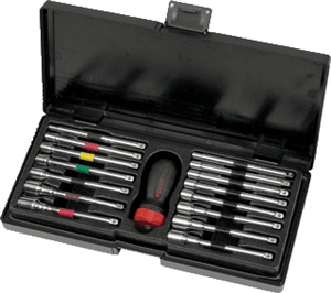 Gearwrench 8916 16 Pc. Ratcheting Nut Driver Set- SAE/METRIC Gearwrench 8916 16 Pc. Ratcheting Nut Driver Set- SAE/METRIC