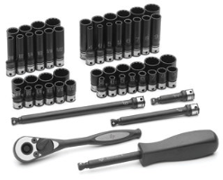 Grey Pneumatic 89253CRD 1/4" Dr. 53pc SAE and Metric Set