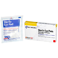 First Aid Only A200 Sterile Oval Eye Pads, 2/Box