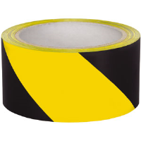 Presco A2SYBK36 Aisle Marking Tape, Yellow/Black, 24/Cs.