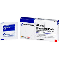 First Aid Only A340 Alcohol Cleansing Pads, 10/Box