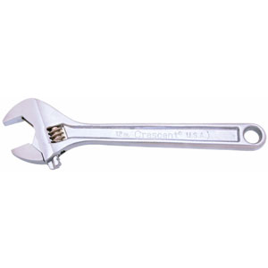 Cooper Tools AC112 Crescent Chrome Adjustable Wrench, 12&#34;