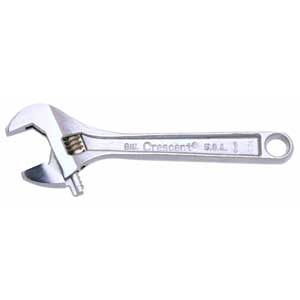 Cooper Tools AC16 Crescent Chrome Adjustable Wrench, 6&#34;