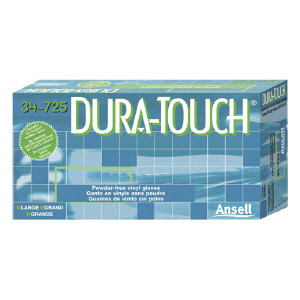 Ansell 34725L Dura-Touch&#174; Economy Powder-Free Vinyl Gloves, Large