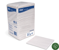 SCA Tork B1141A Beverage Napkin, 1/4 Fold