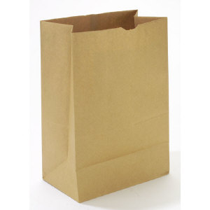 Duro Paper Bags SK1657 Brown Paper Grocery Bags, 57#, 500/Bundle
