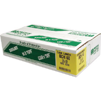 Fortune Plastics BC48 Duracycle™ LD Reprocessed Black Liners, 40-45 Gal.