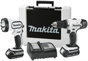 Makita BDF453HWL 18V Li-Ion Driver Drill Kit With Flashlight