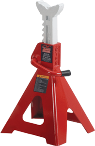 Blackhawk Automotive BH5120 12 Ton Heavy Duty Ratchet Style Jack Stands