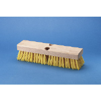 Pro Line Brush 3310 Cream Colored Polypropylene Deck Brush, 10"