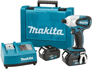Makita BTD140 18V LXT Lithium-Ion 1/4&#34; Impact Driver Kit