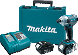 Makita BTD144 18V LXT Lithium-Ion Cordless 3-Speed Brushless Motor Impact Driver Kit