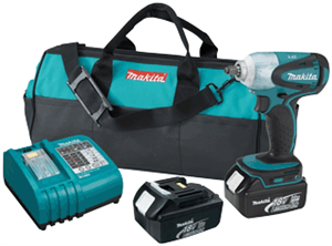 Makita BTW253 18V LXT Lithium-Ion Cordless 3/8&#34; Impact Wrench Kit