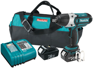 Makita BTW450 18V LXT Lithium-Ion 1/2&#34; Cordless Impact Wrench Kit