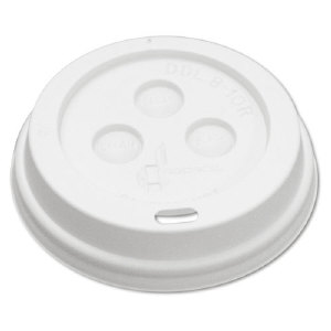 Boardwalk 10-20DOMELID Paper Hot Cup Dome Lids, 1000/Case